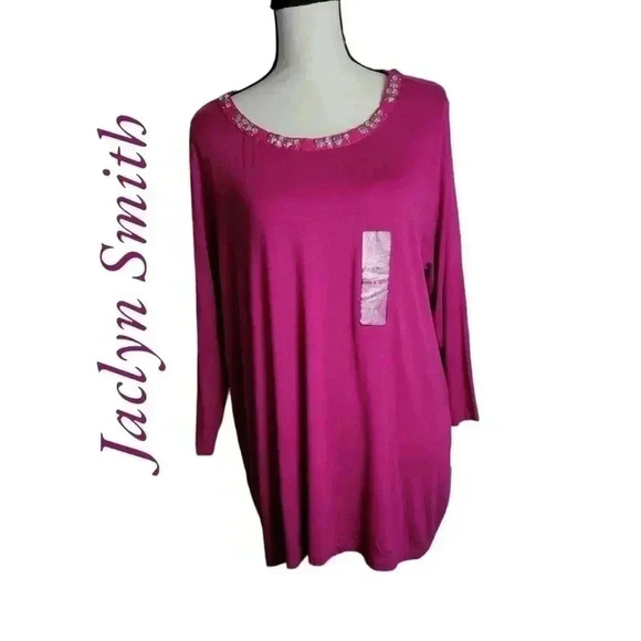 Jaclyn Smith Blouse 1X NWT - Picture 1 of 4